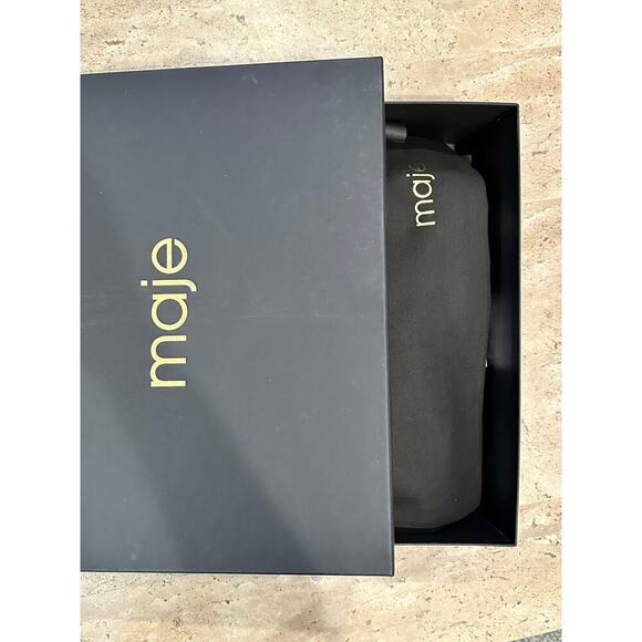 NEW Maje Leather Platform Coin Loafers White - Picture 4 of 10